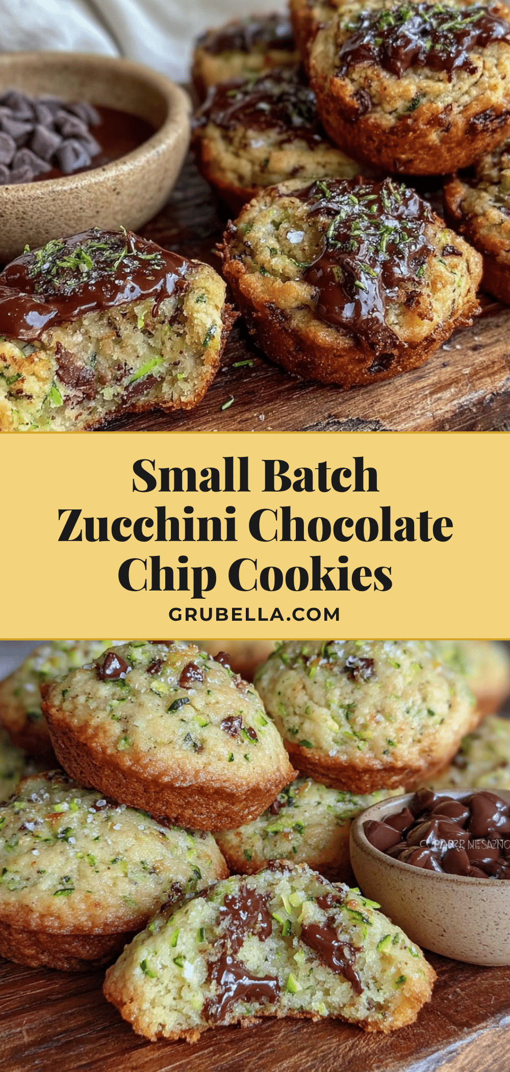 small-batch zucchini chocolate chip cookies recipe