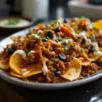 smoked pulled pork nachos - featured image