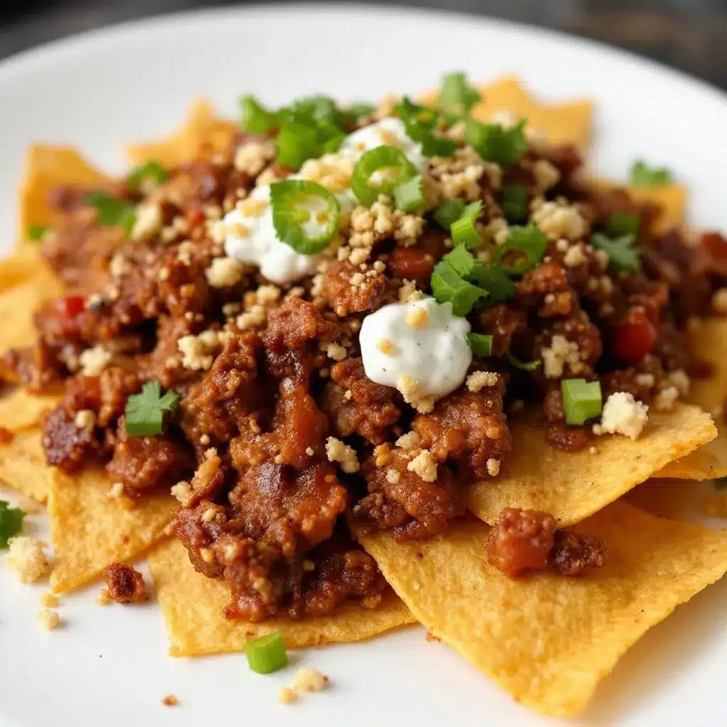 smoked pulled pork nachos preparation steps