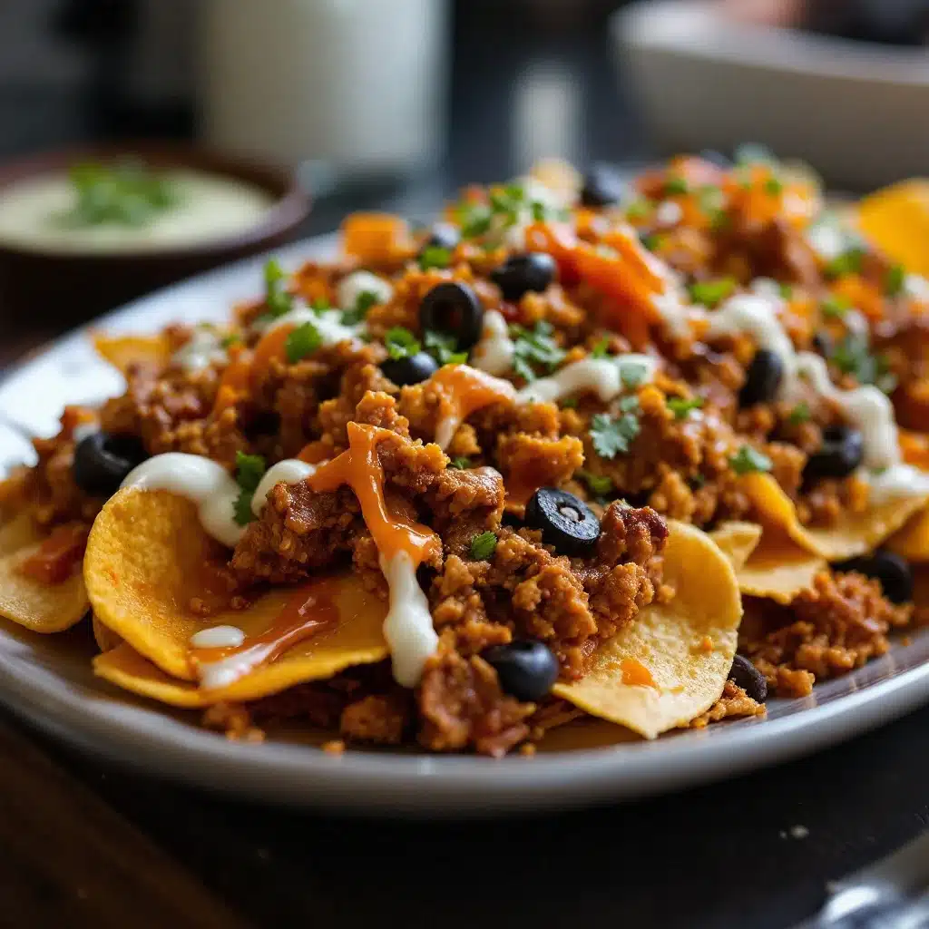 smoked pulled pork nachos - featured image