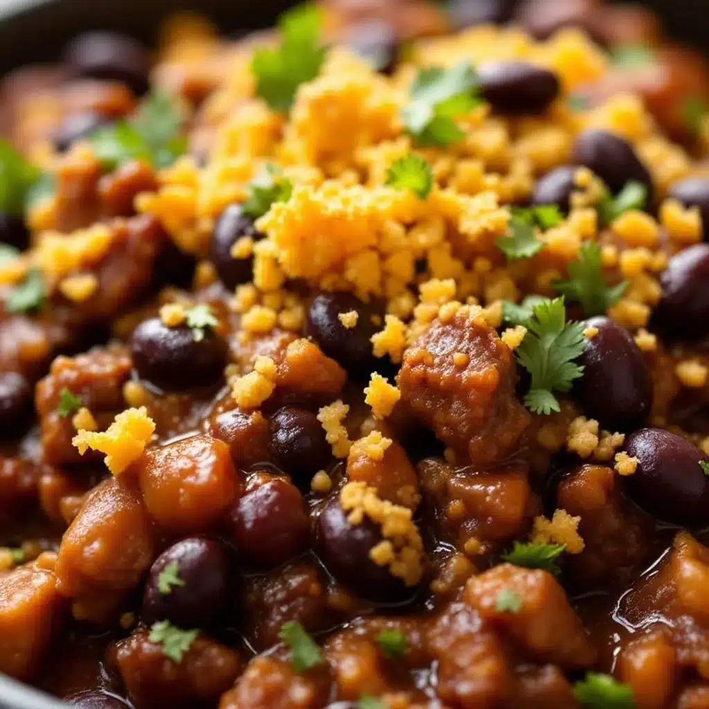 smoky beef and black bean chili - featured image