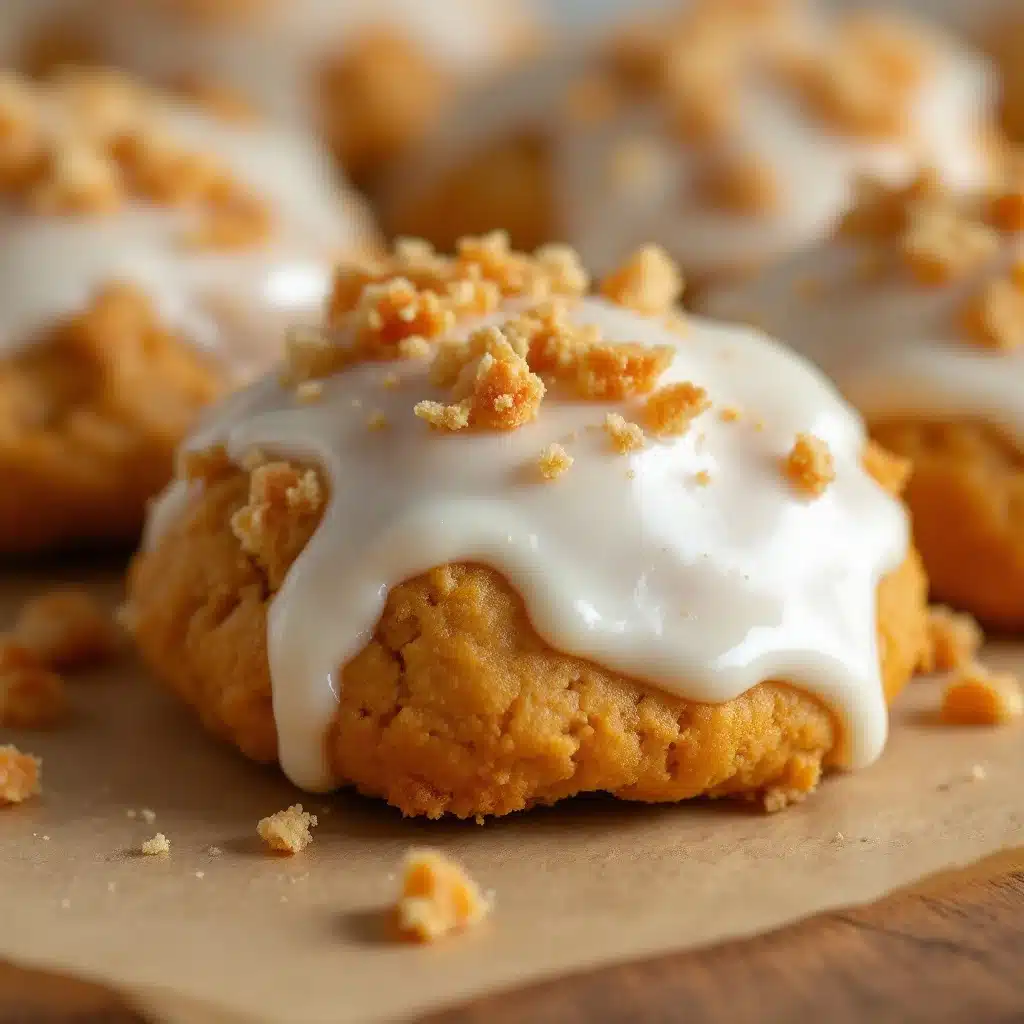 soft baked maple pumpkin cookies - featured image