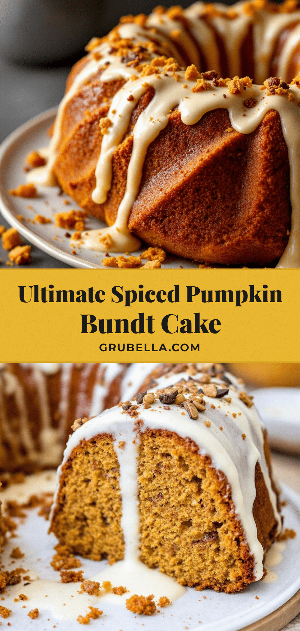 spiced pumpkin bundt cake recipe