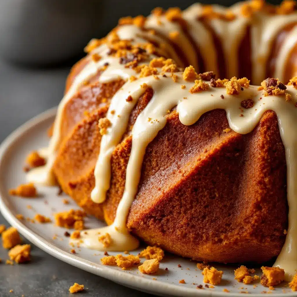 spiced pumpkin bundt cake - featured image