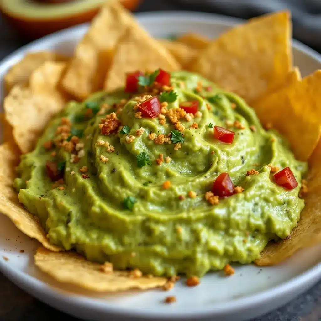spider web guacamole preparation steps
