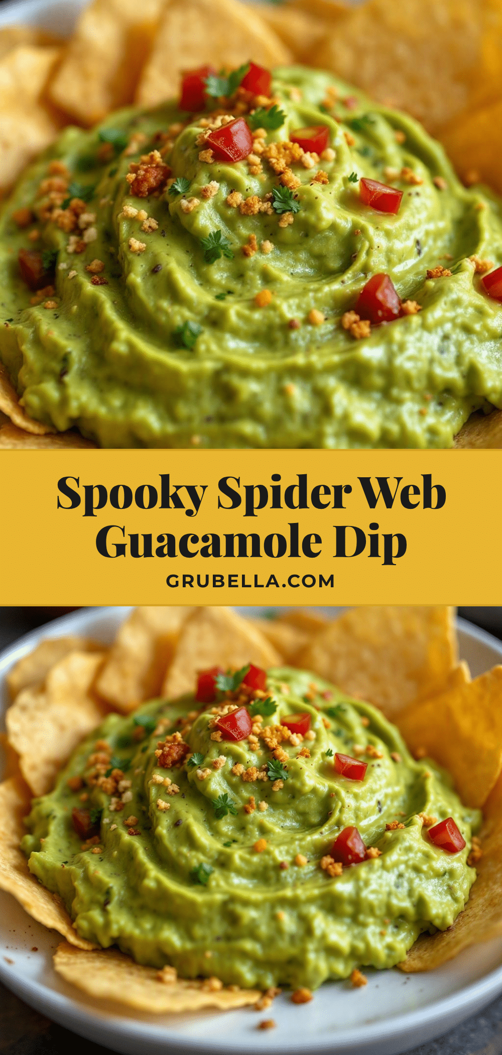 spider web guacamole recipe