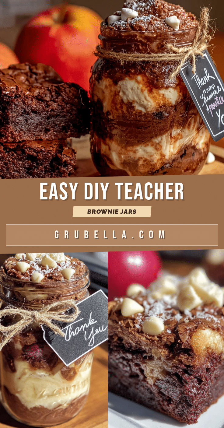 teacher appreciation brownie-mix gift jars recipe