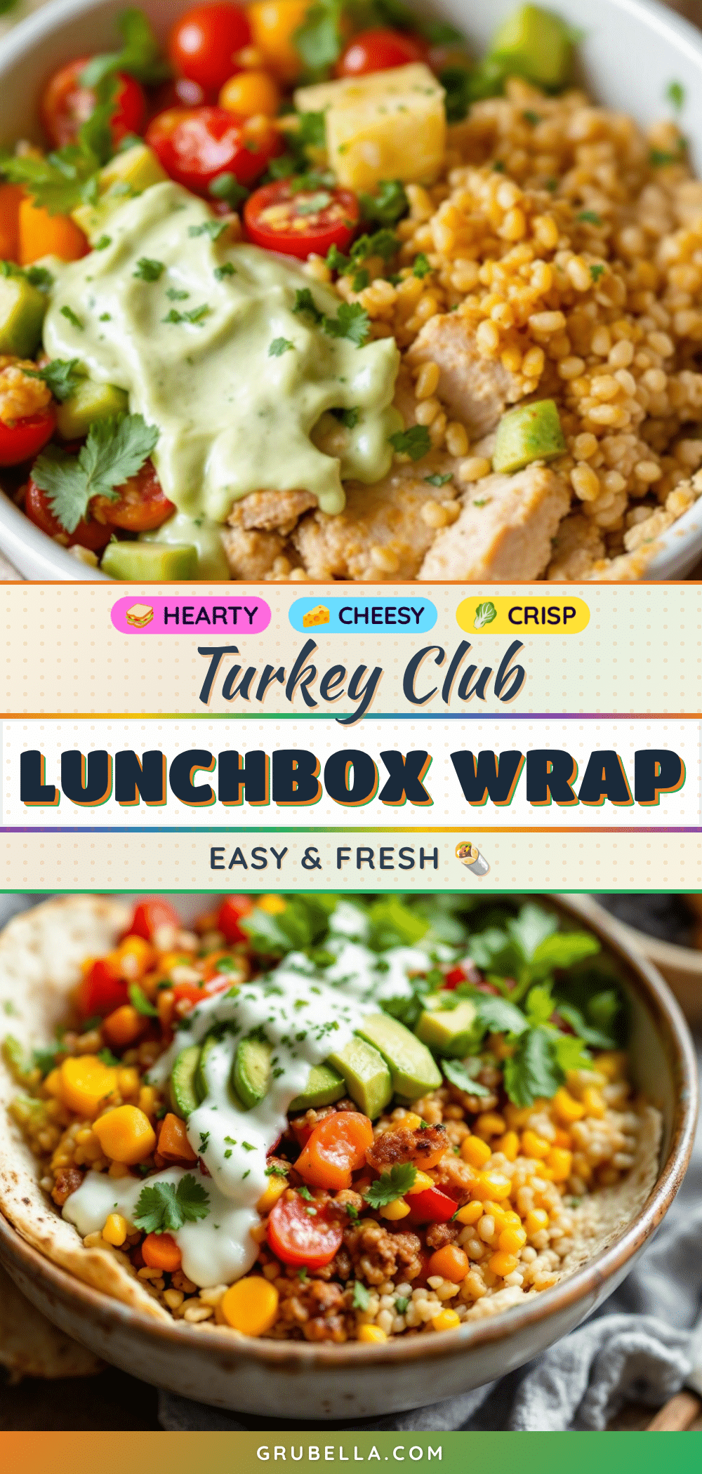 turkey club lunchbox wrap recipe
