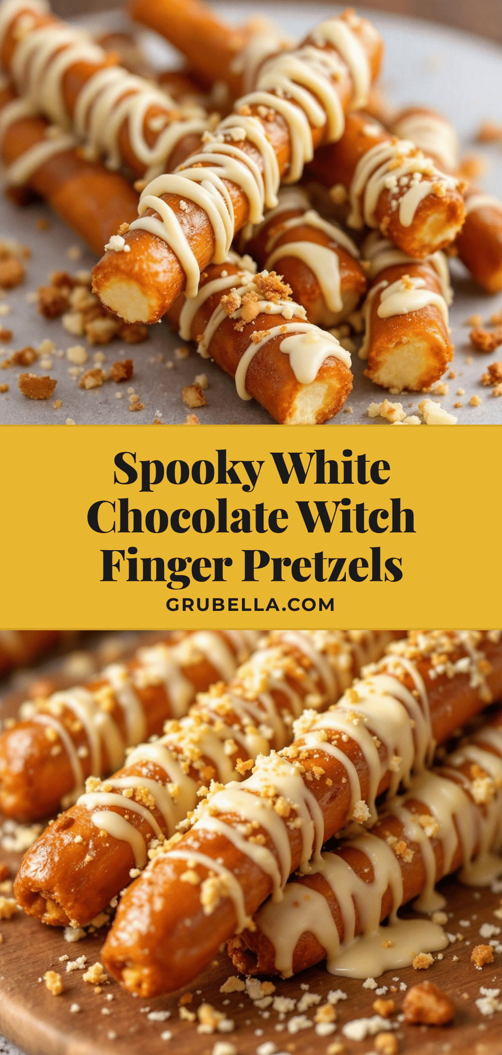 witch finger pretzel rods recipe