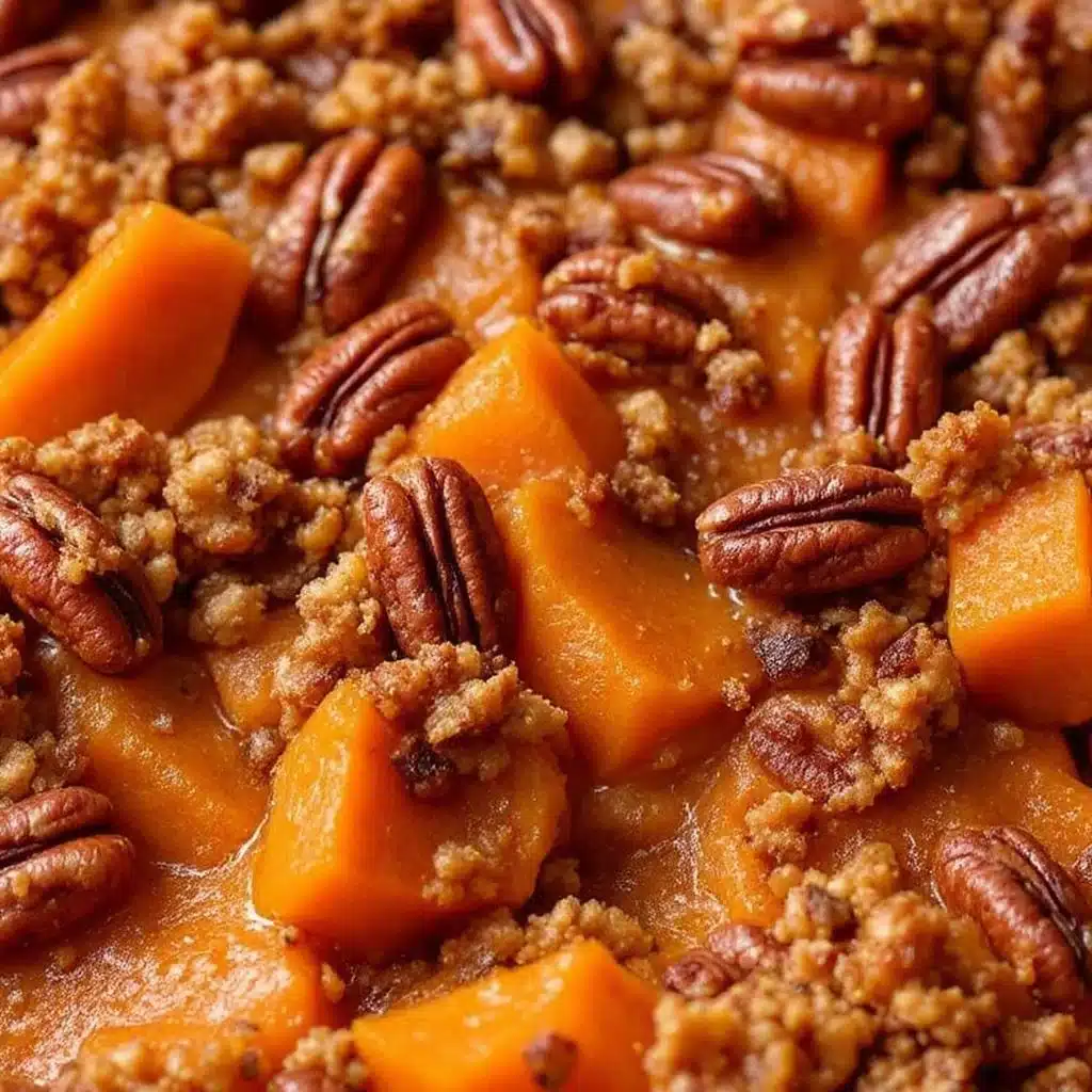 brown sugar pecan sweet potato casserole - featured image