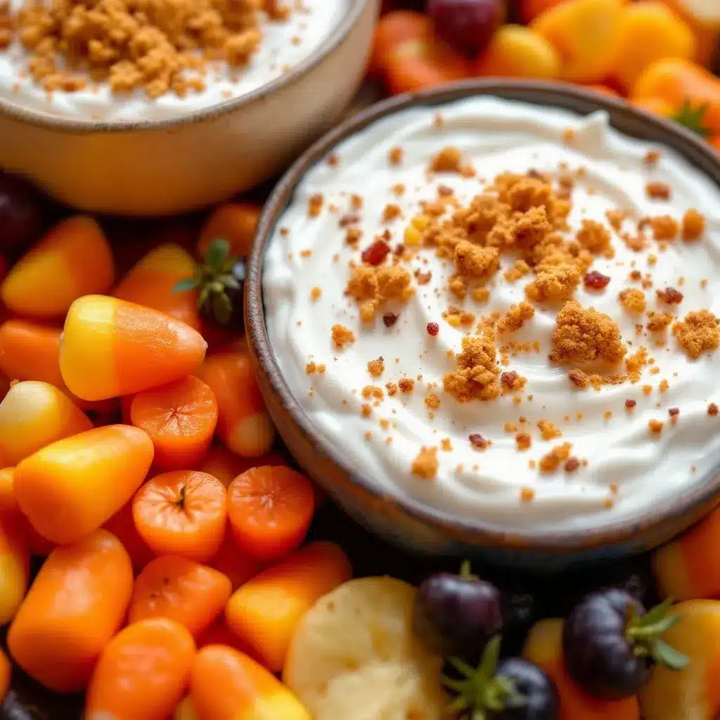 candy corn fruit tray preparation steps