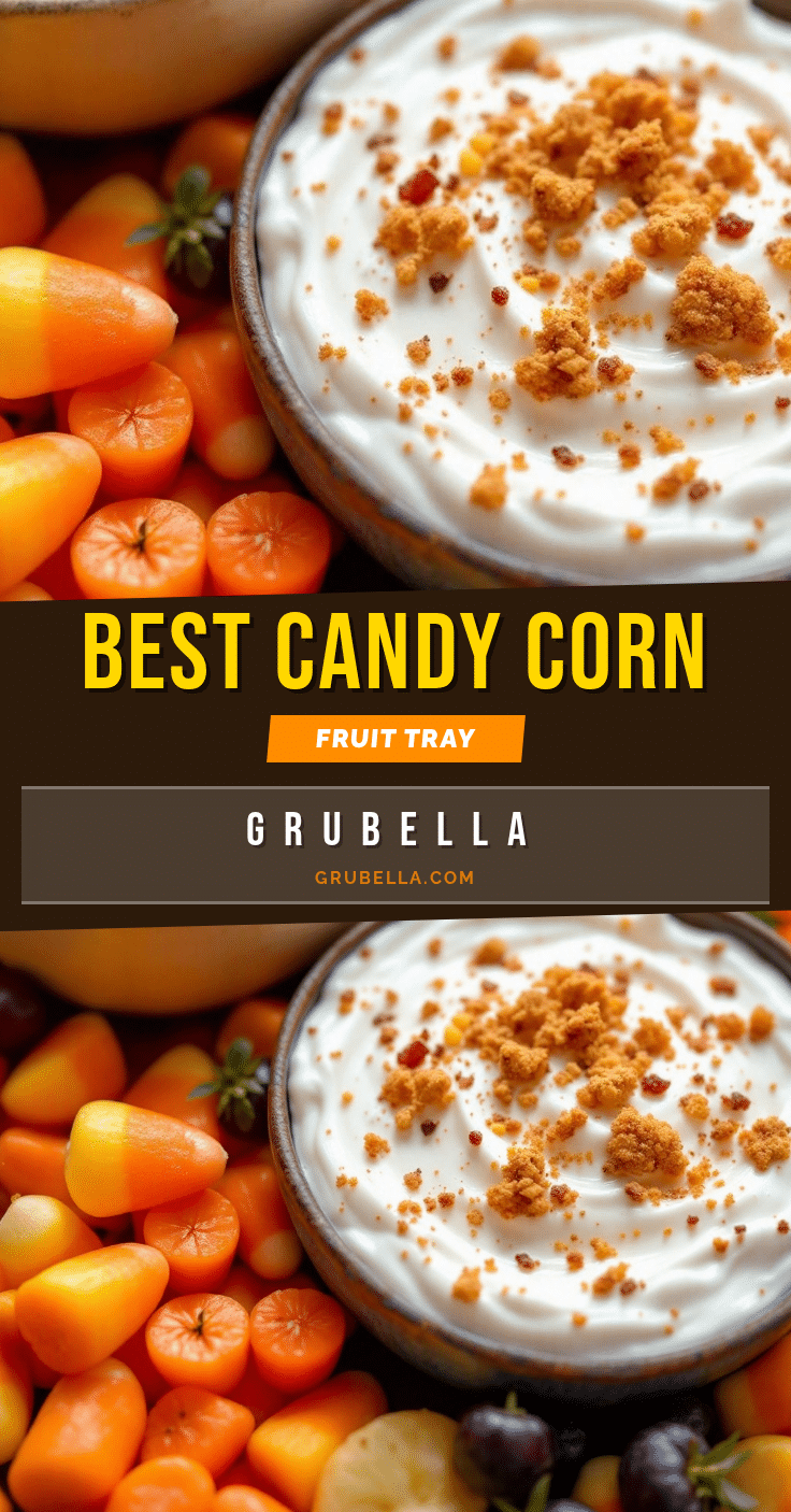 candy corn fruit tray recipe
