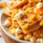 candy corn popcorn bark - featured image