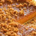 creamy bourbon pumpkin pie - featured image