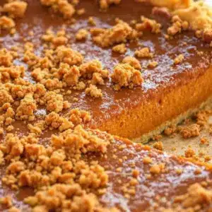 creamy bourbon pumpkin pie - featured image