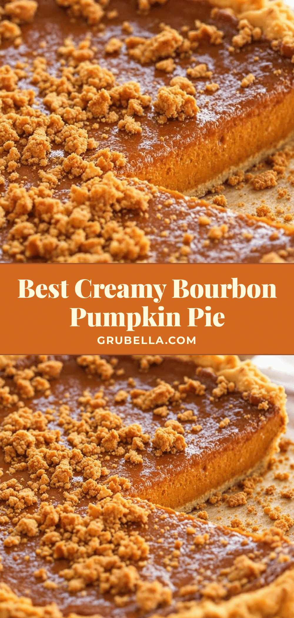 creamy bourbon pumpkin pie recipe