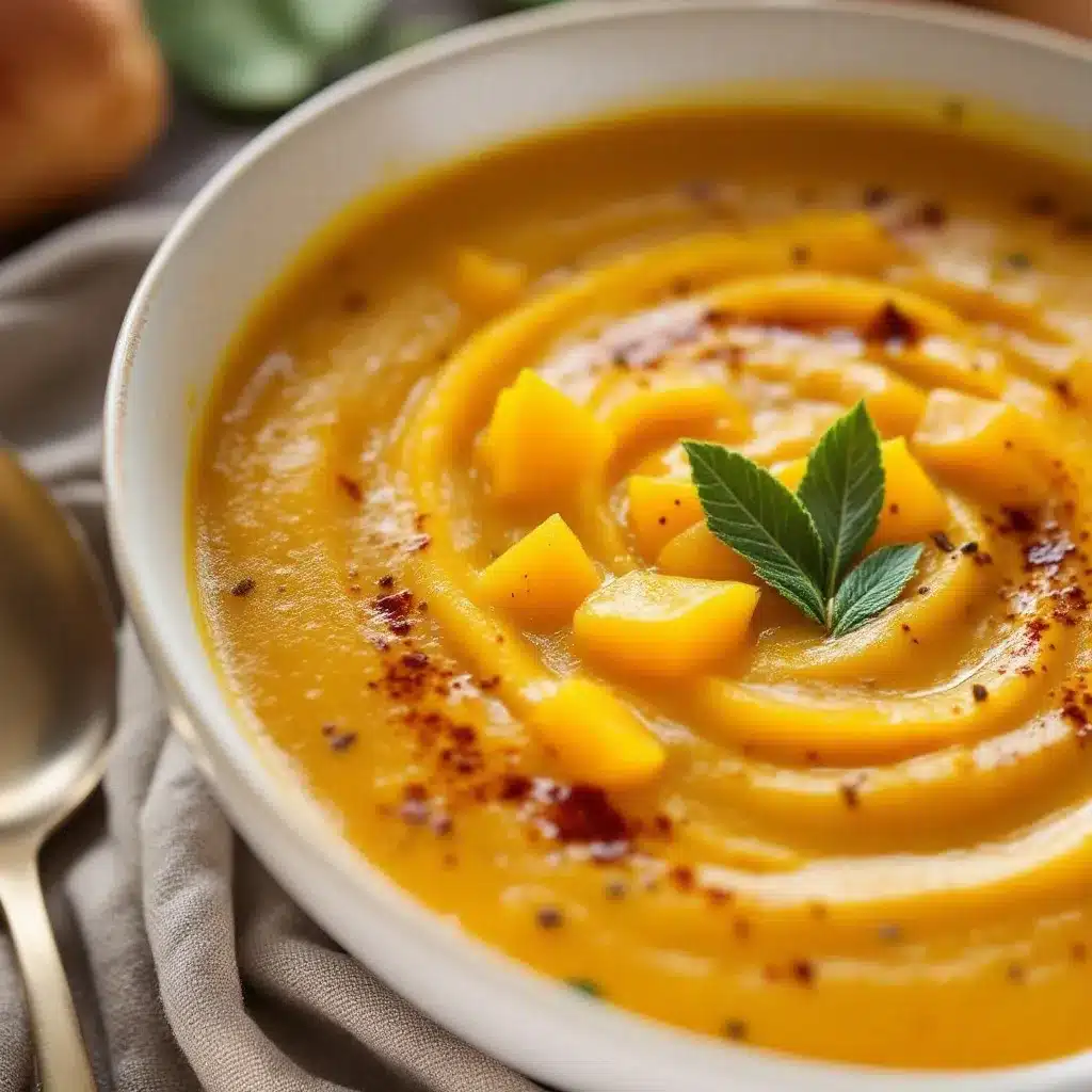 creamy butternut squash soup preparation steps
