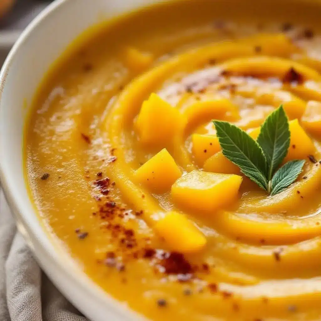 creamy butternut squash soup - featured image