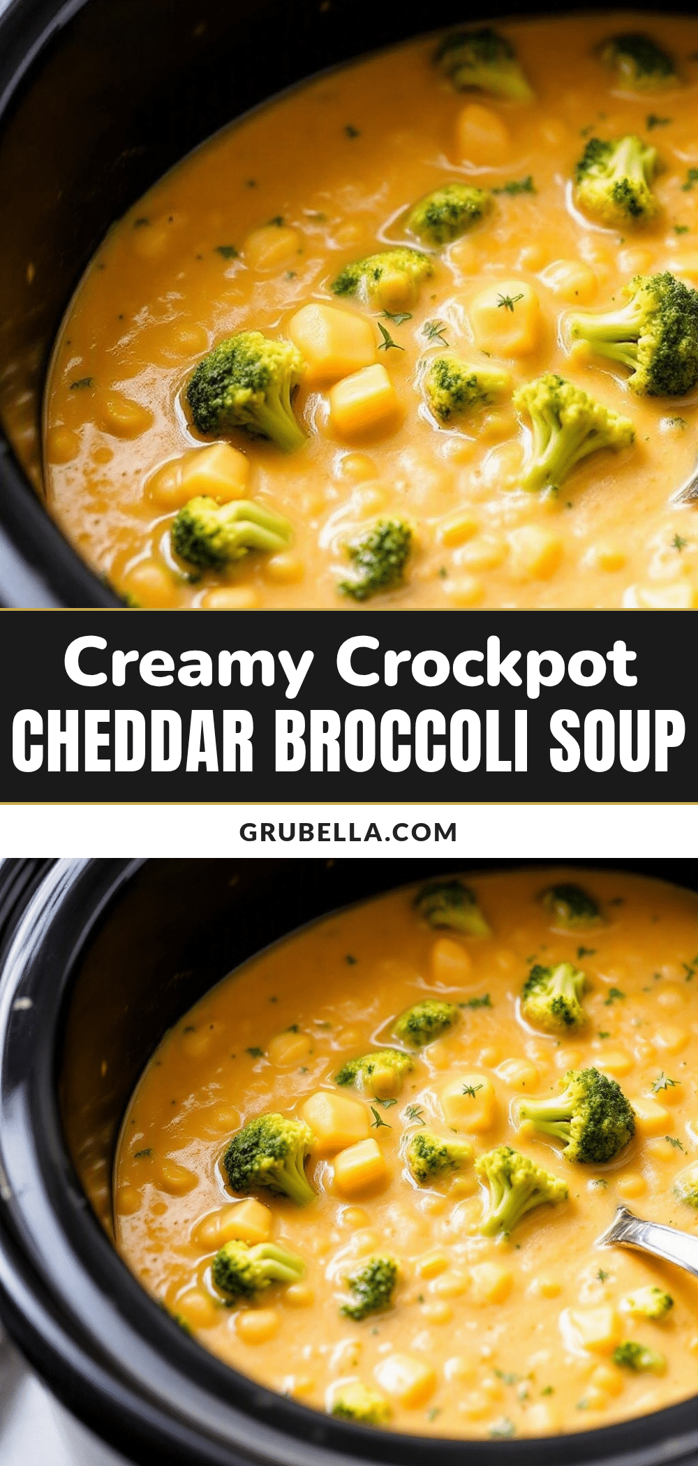 creamy crockpot cheddar broccoli soup recipe