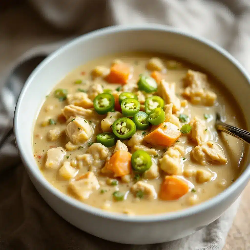 creamy crockpot white chicken chili preparation steps