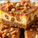 Creamy Gingerbread Cheesecake Bars - featured image