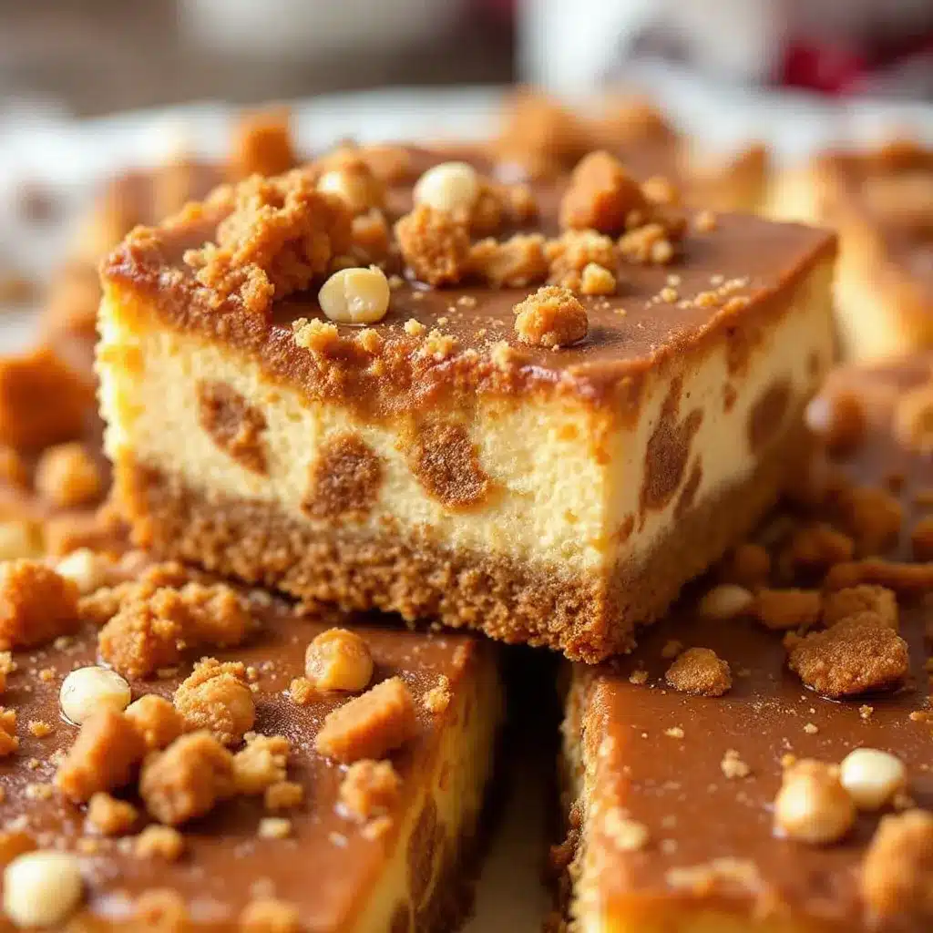 Creamy Gingerbread Cheesecake Bars preparation steps