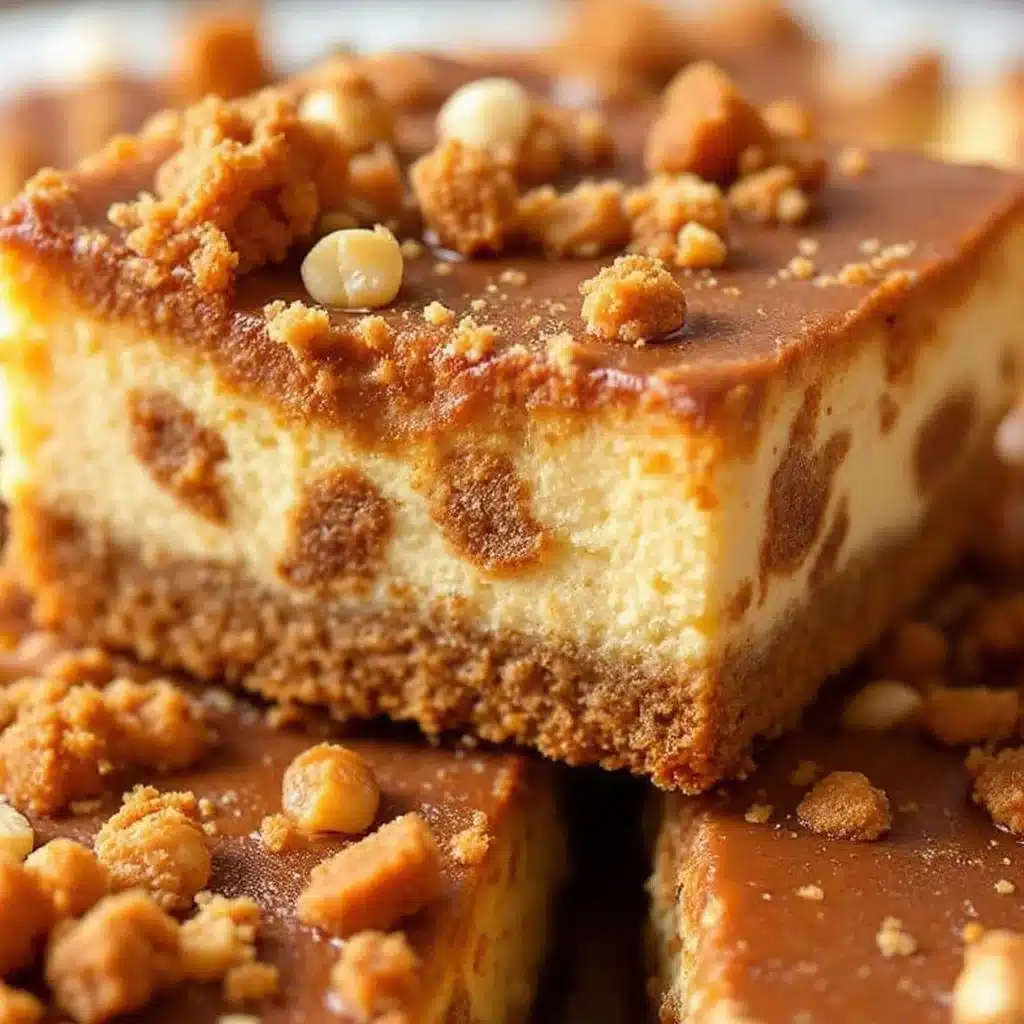 Creamy Gingerbread Cheesecake Bars - featured image