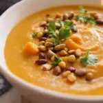 creamy honeynut squash bisque - featured image