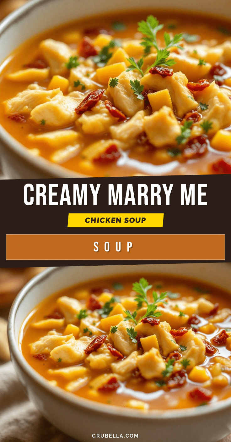 Creamy Marry Me Chicken Soup recipe