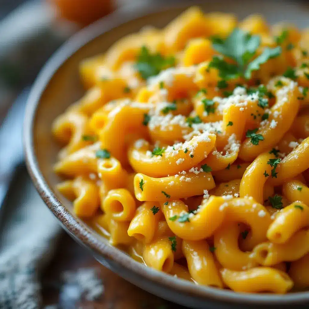 creamy one pot butternut squash mac and cheese preparation steps