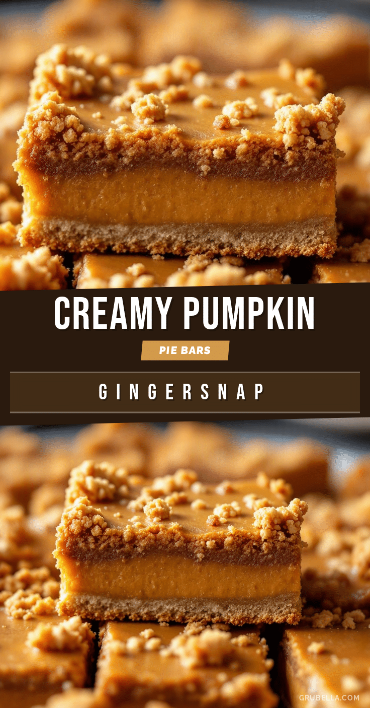 creamy pumpkin pie bars recipe