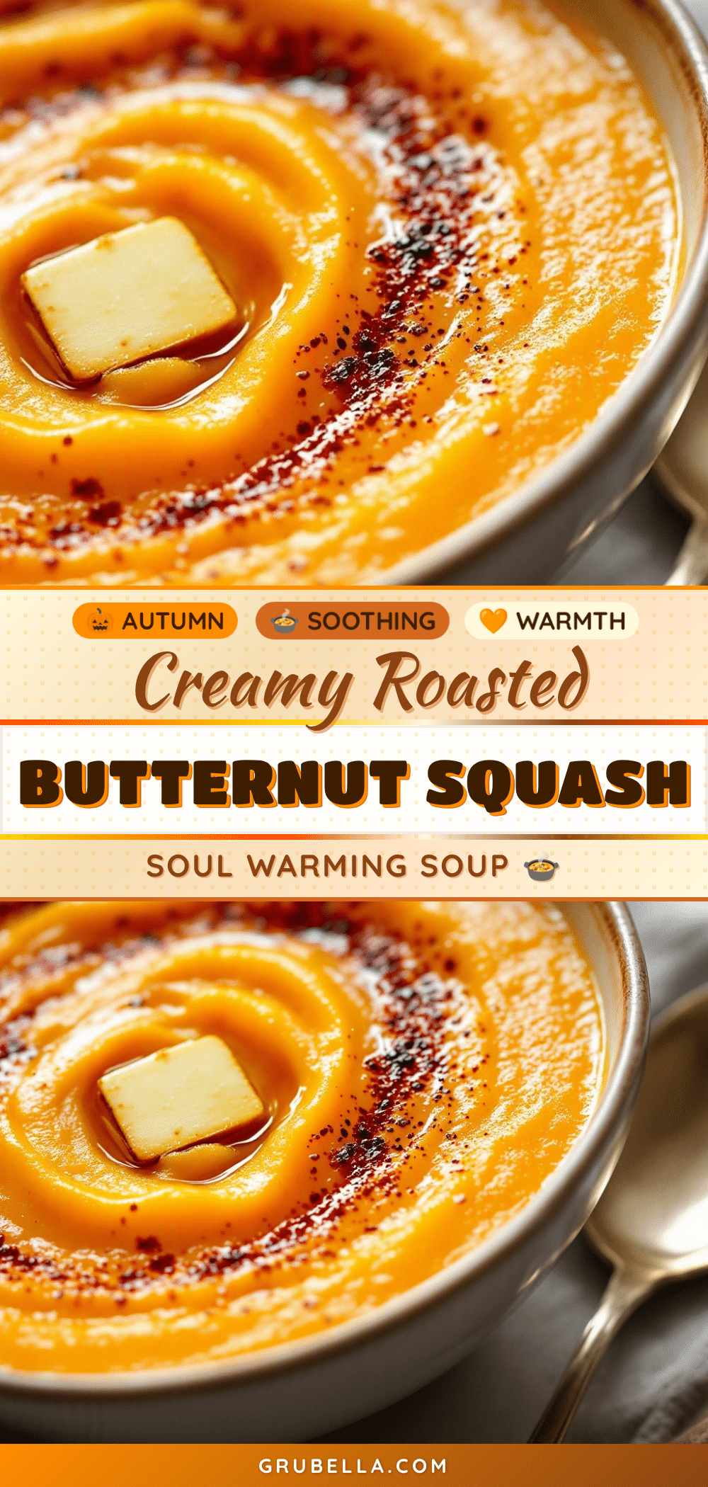 creamy roasted butternut squash soup recipe