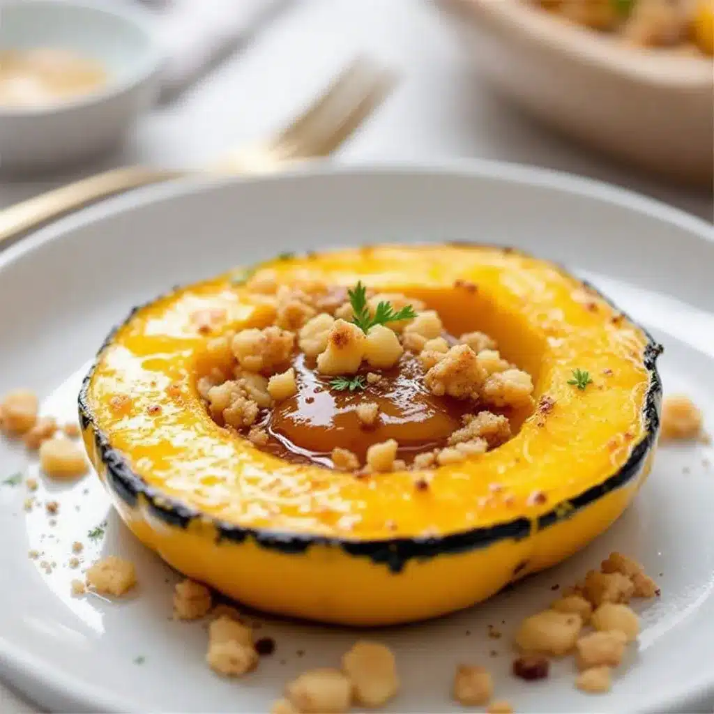 creamy roasted delicata squash preparation steps