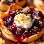 Crispy Cranberry Brie Bites - featured image