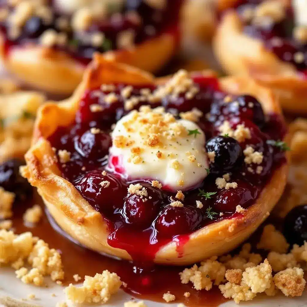 Crispy Cranberry Brie Bites preparation steps