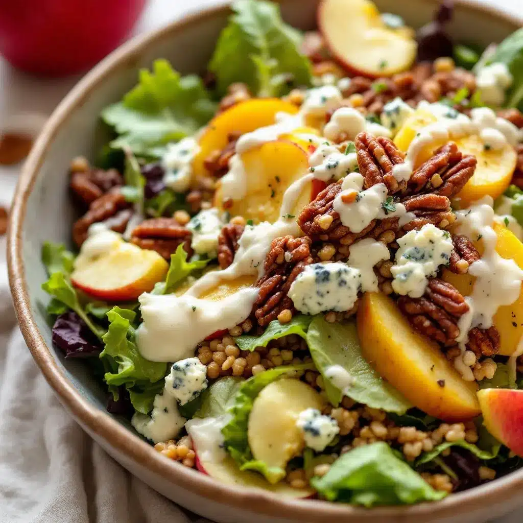 crispy fall harvest salad preparation steps