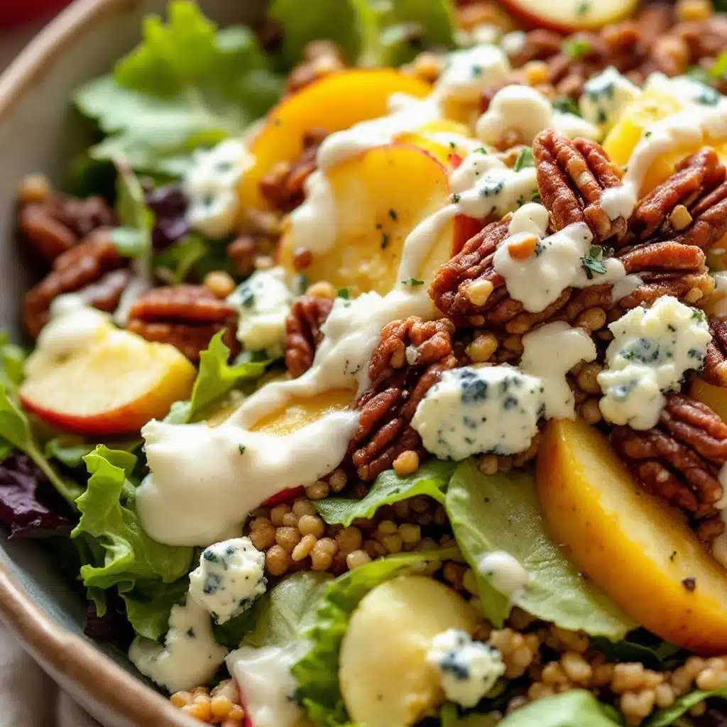crispy fall harvest salad - featured image