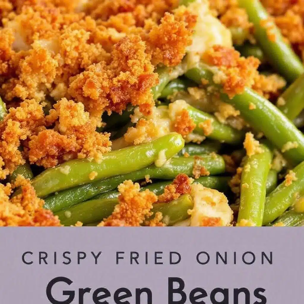 Crispy Fried Onion Green Bean Casserole - featured image