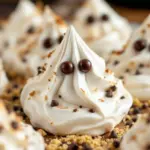 crispy ghost meringue cookies - featured image