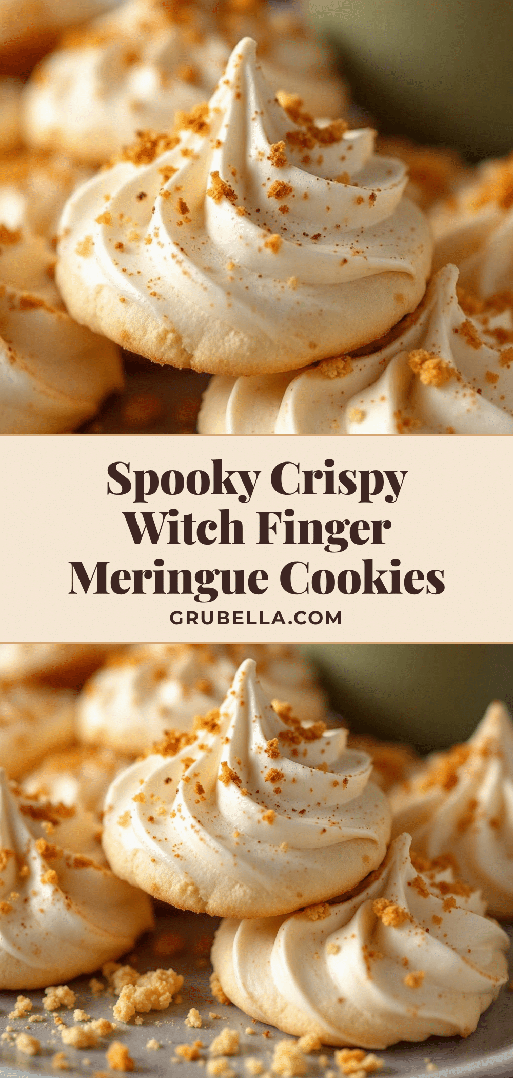 crispy witch finger meringue cookies recipe