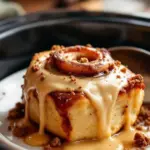 Crockpot Christmas Morning Cinnamon Rolls - featured image