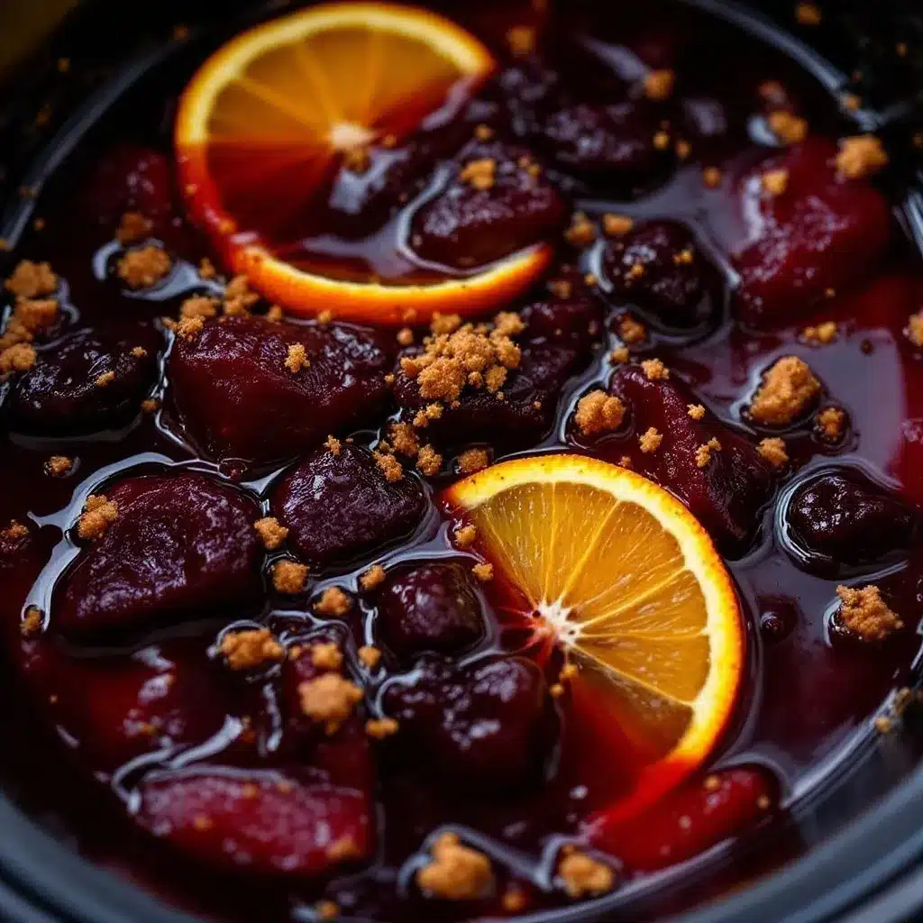 crockpot mulled wine preparation steps