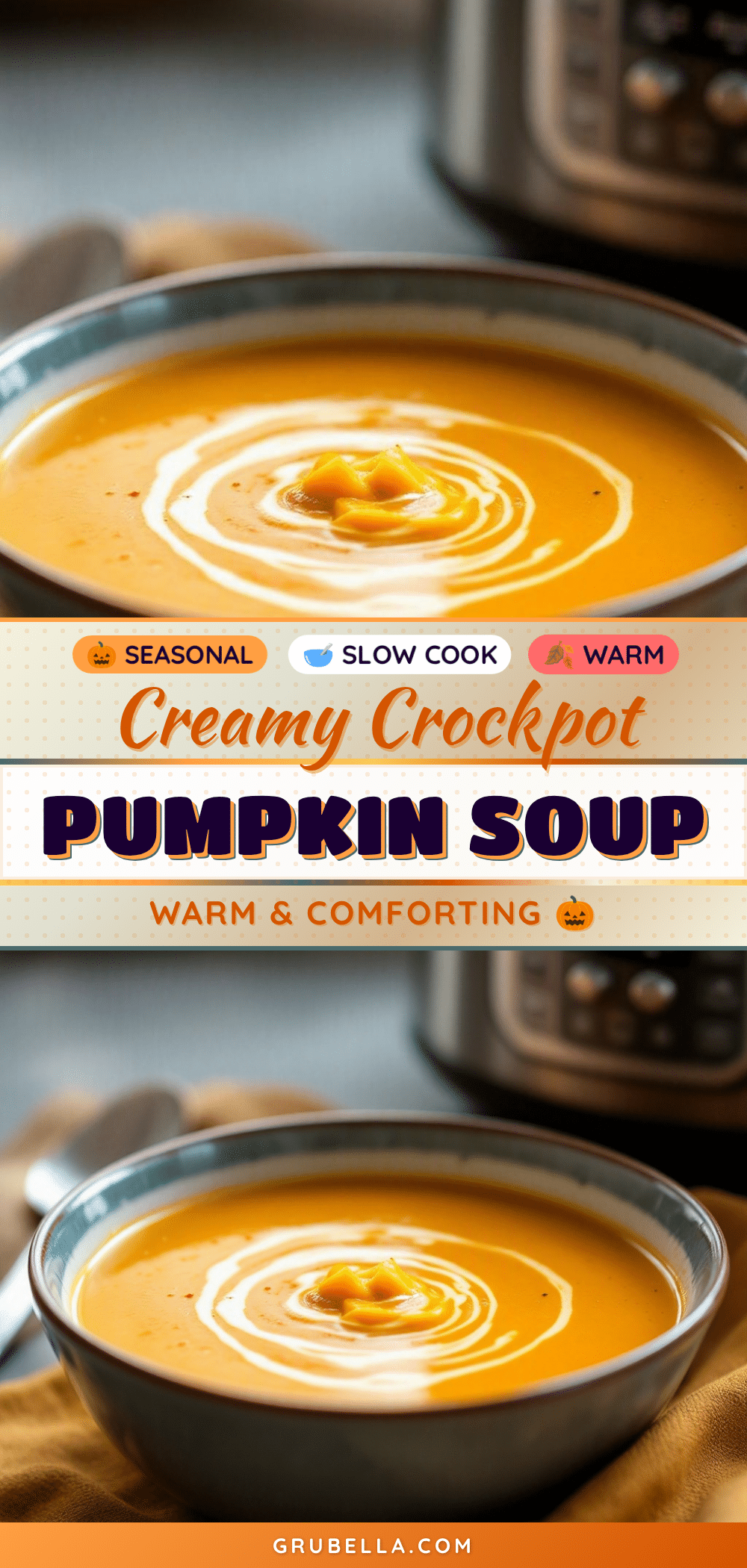 crockpot pumpkin soup with coconut milk recipe