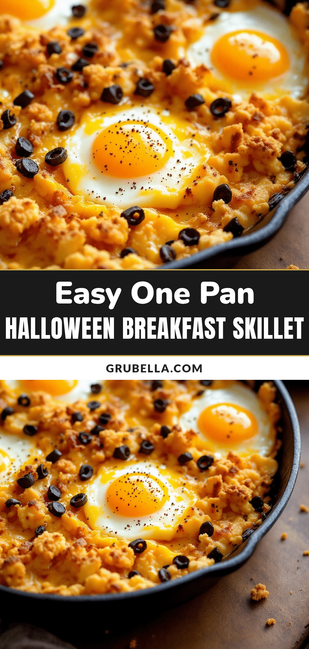 Easy One-Pan Halloween Breakfast Skillet recipe