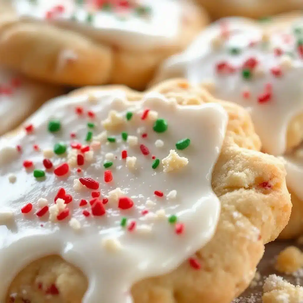 easy soft christmas sugar cookies - featured image