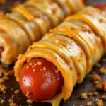 easy spooky mummy hot dogs - featured image
