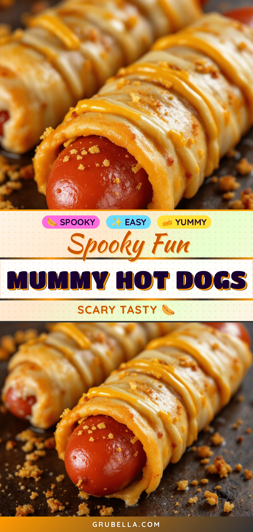 easy spooky mummy hot dogs recipe