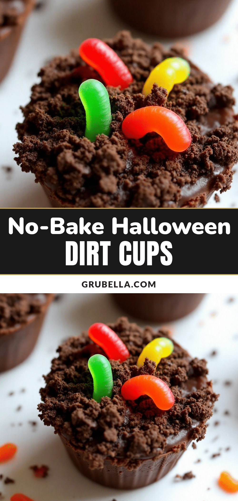 Halloween dirt cups recipe