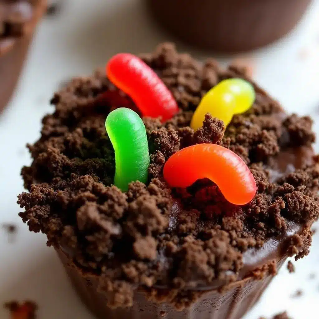 Halloween dirt cups - featured image