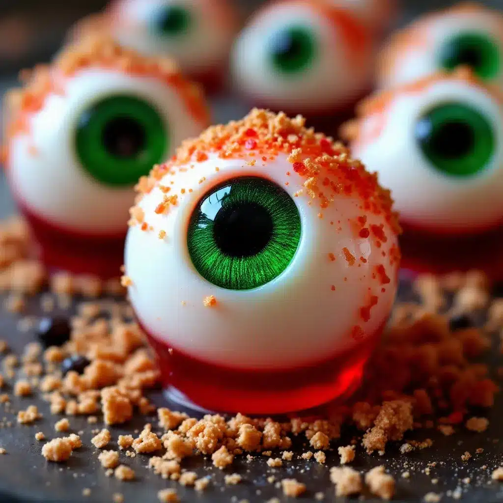 Halloween Jello Shot Eyeballs preparation steps